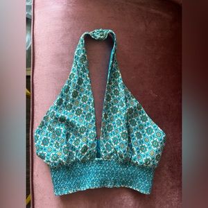 Alice + Olivia cross-front halterneck size 0 (matching pants are on my page too)